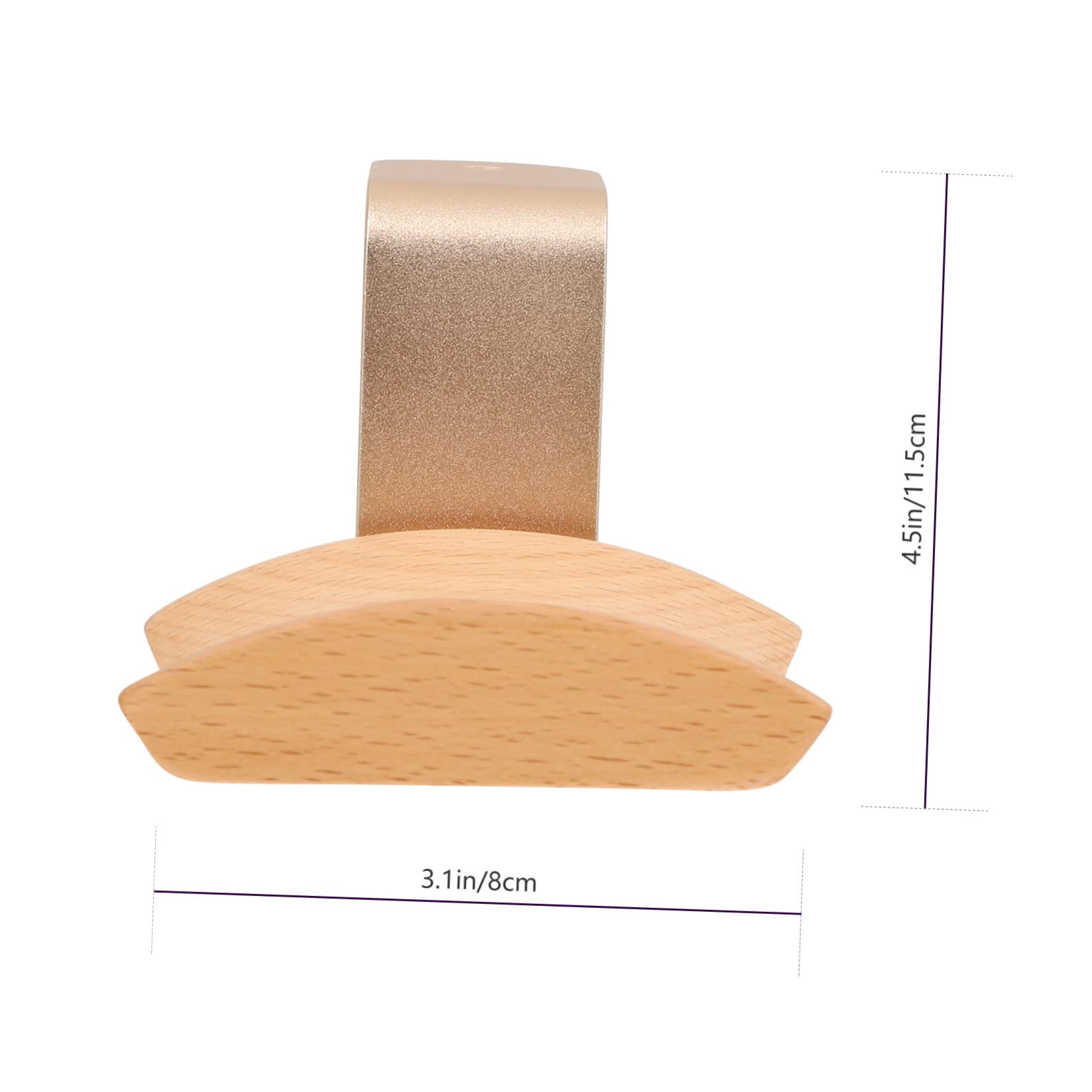 IMIKEYA 4piezas Soporte Para Auriculares De Natural Diseño Moderno Soporte Colgante Para Auriculares Organizador De Escritorio Para Hogar y Oficina
