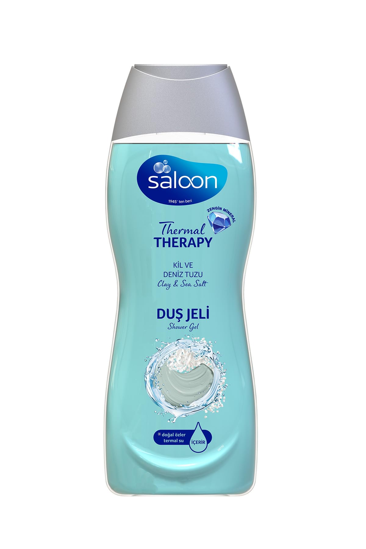 SALOON Thermal Duş Jeli Besleyci Kil & Deniz Tuzu 450Ml
