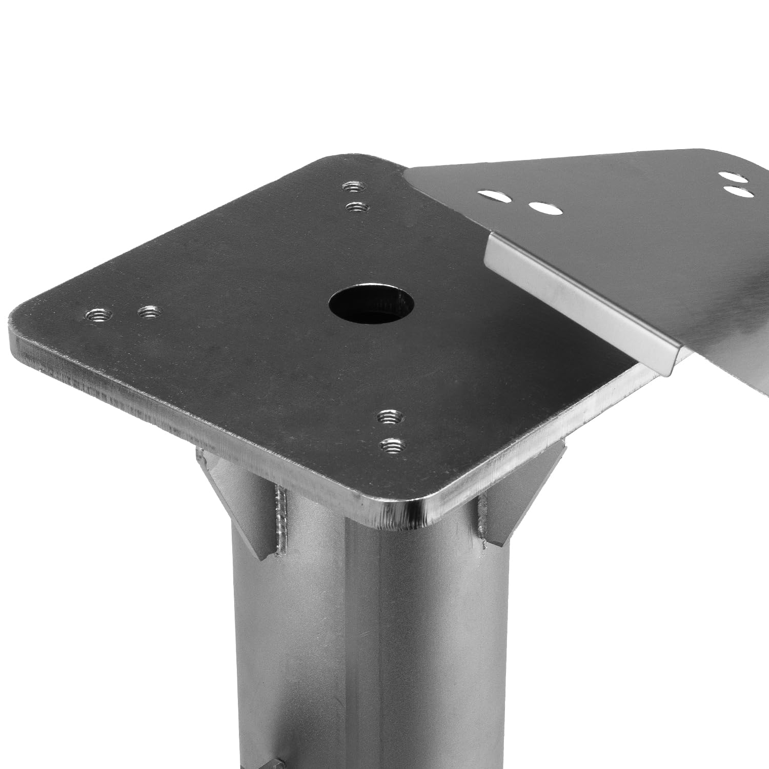 anndora Ampelschirm Bodenanker verzinkt - passend Aluminium Ampelschirm - mit Edelstahl Abdeckung