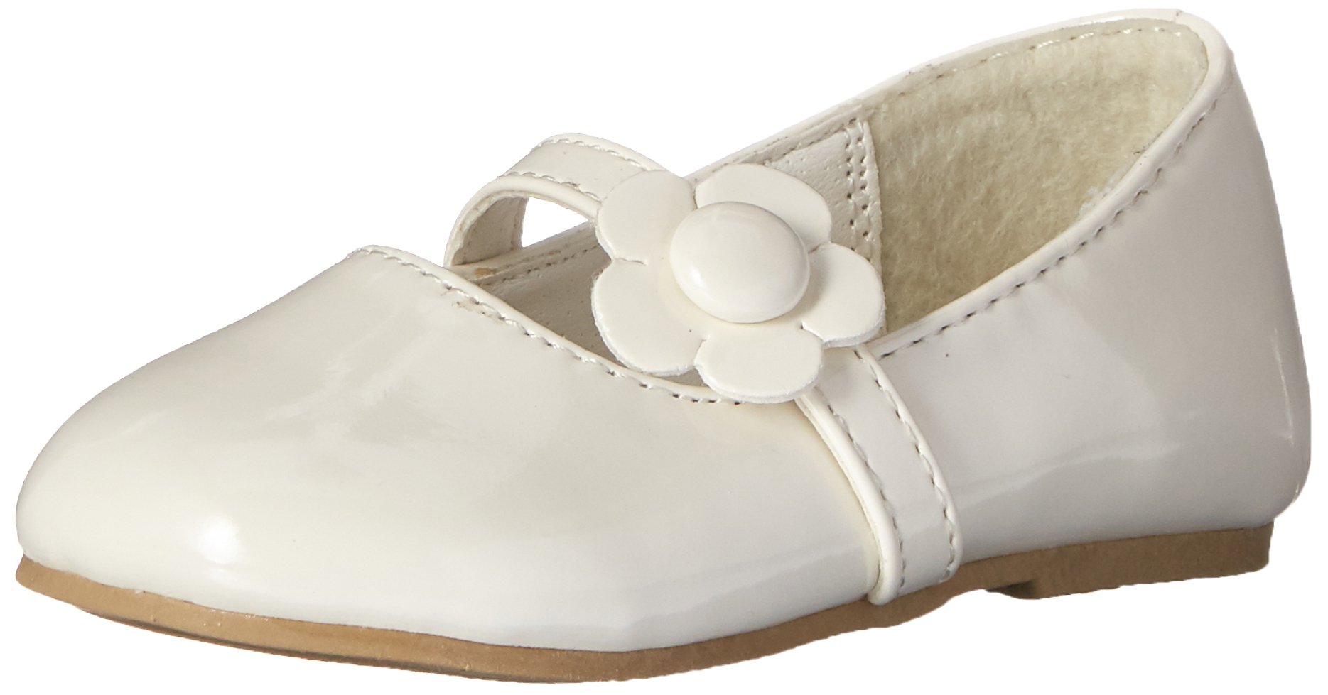 Darling Party Shoes with Daisy (Infants 4, Ivory)