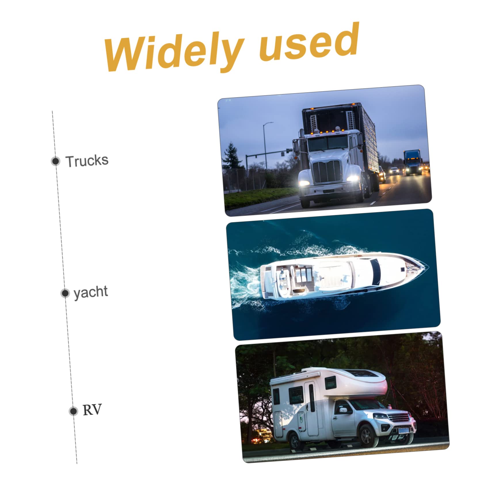 FUNOMOCYA Marine Rv Yacht Reading Light 12v Led Dimmable Spotlight Wall Cabinet Spotlights for Flexible Use