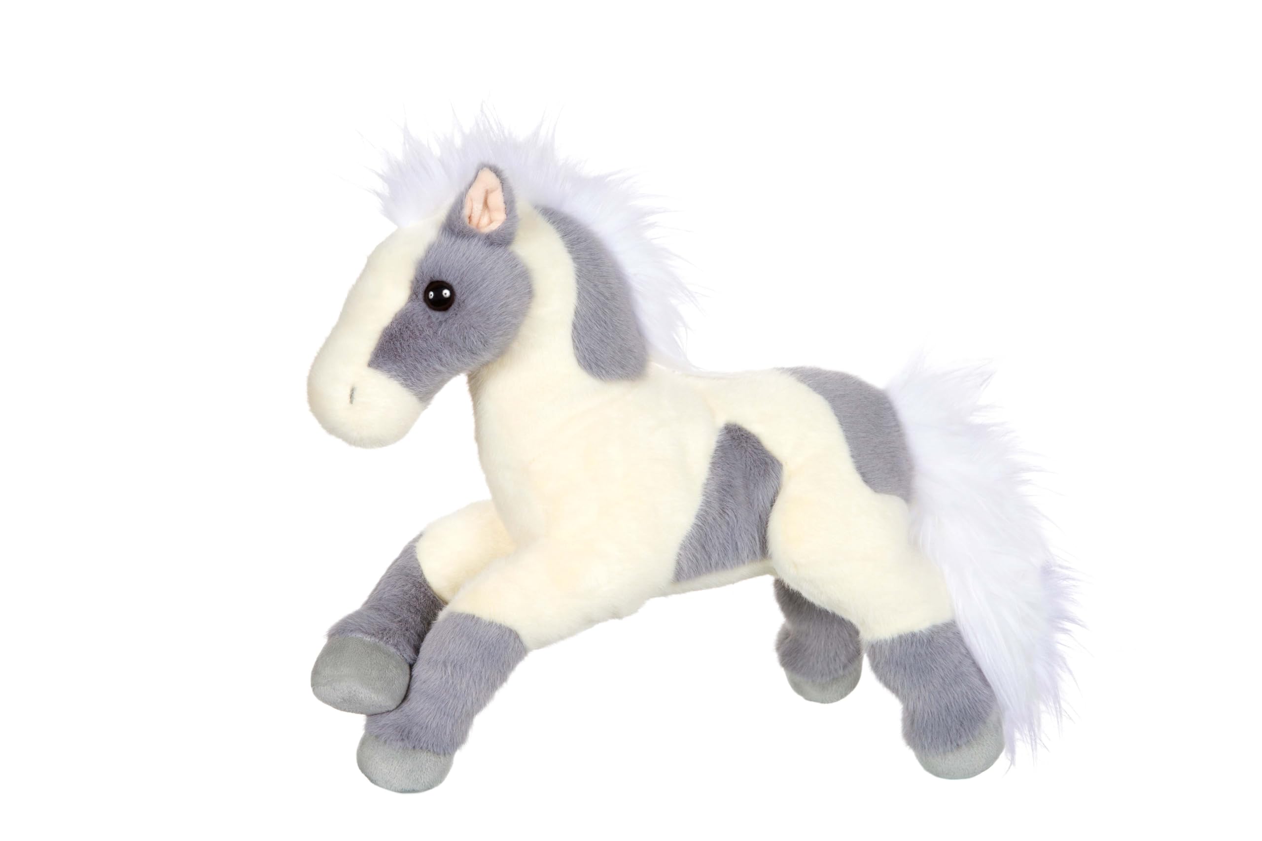 Peluche cheval allongé adoptée pour consoler les chagrins des petits - 4