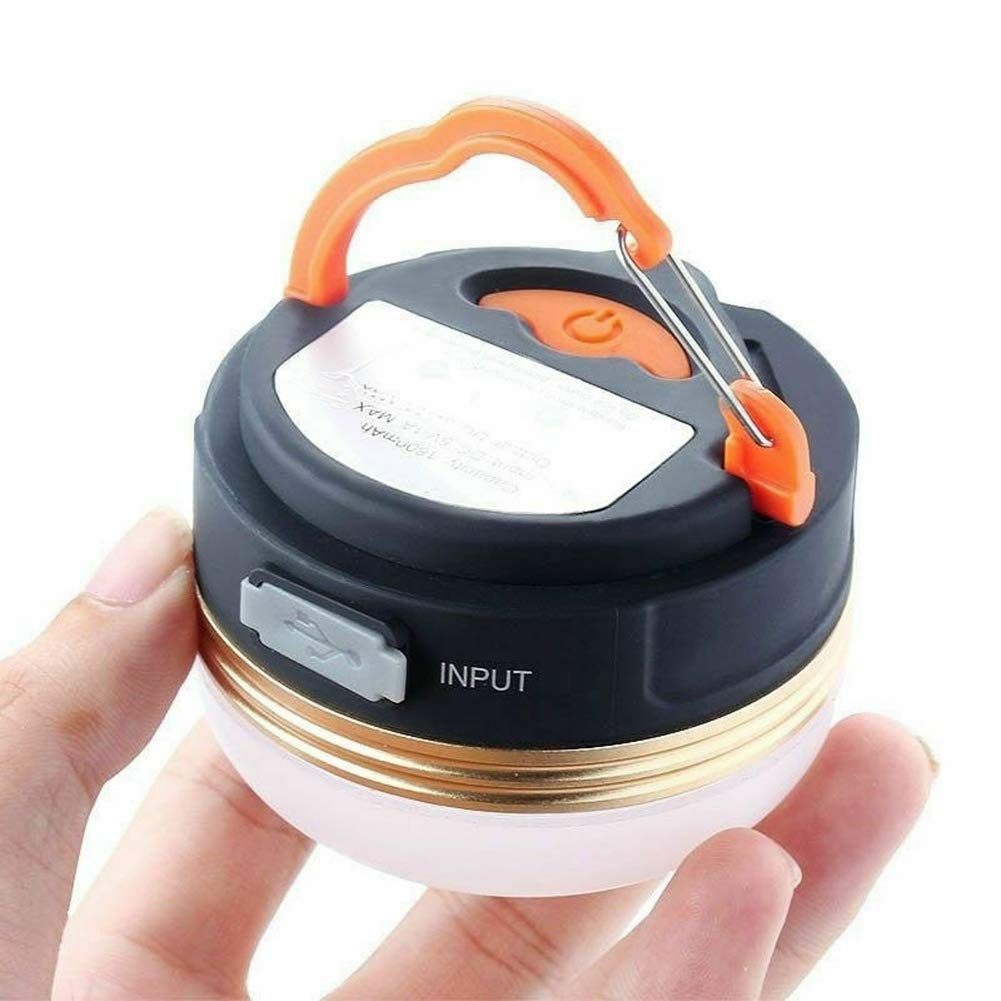 3 Mode LED Ultra Bright Camping Light USB Rechargeable Lantern Night Light Portable Tent Lamp