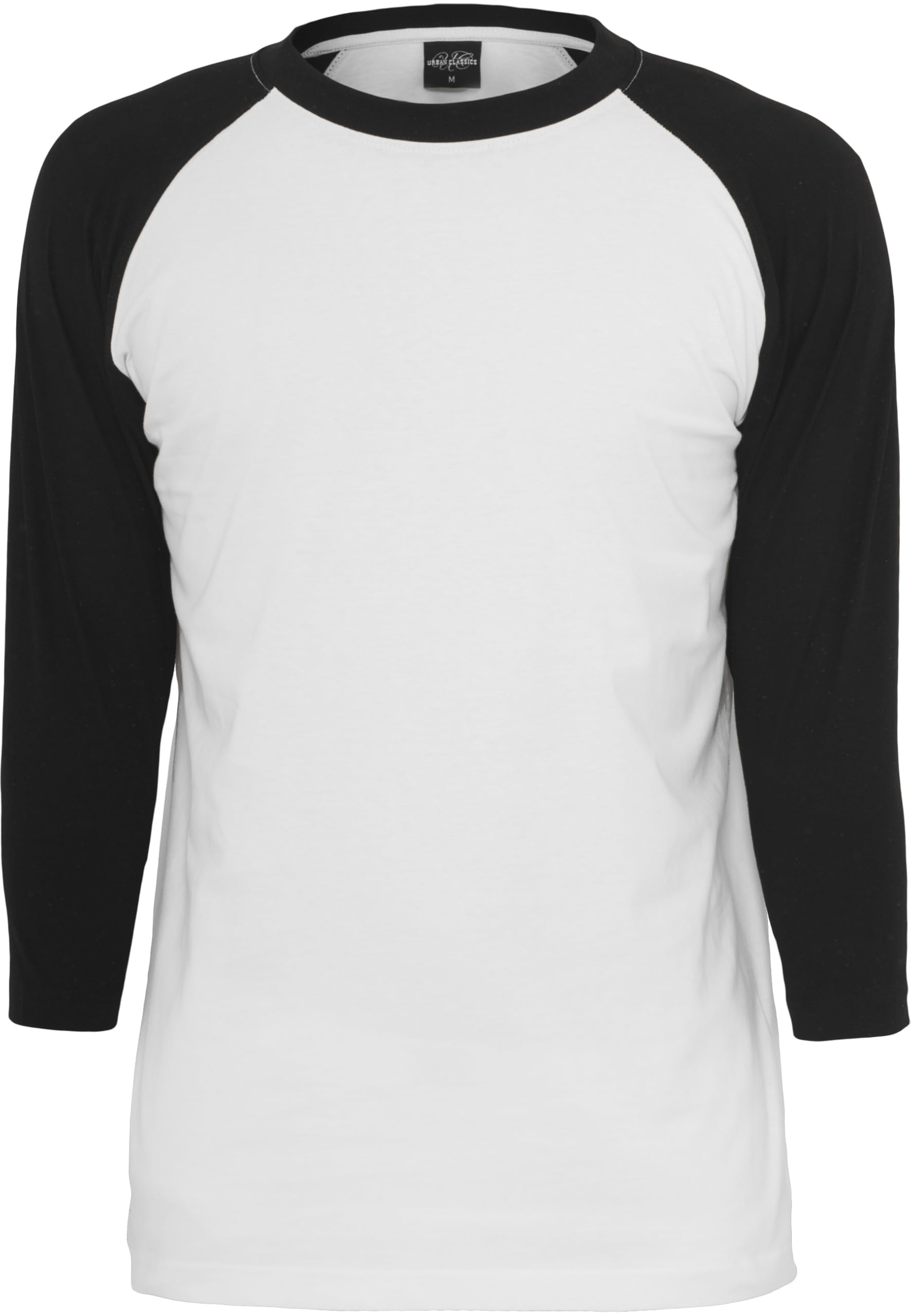 Urban Classics mens Raglan T-Shirt, white/black, 5XL