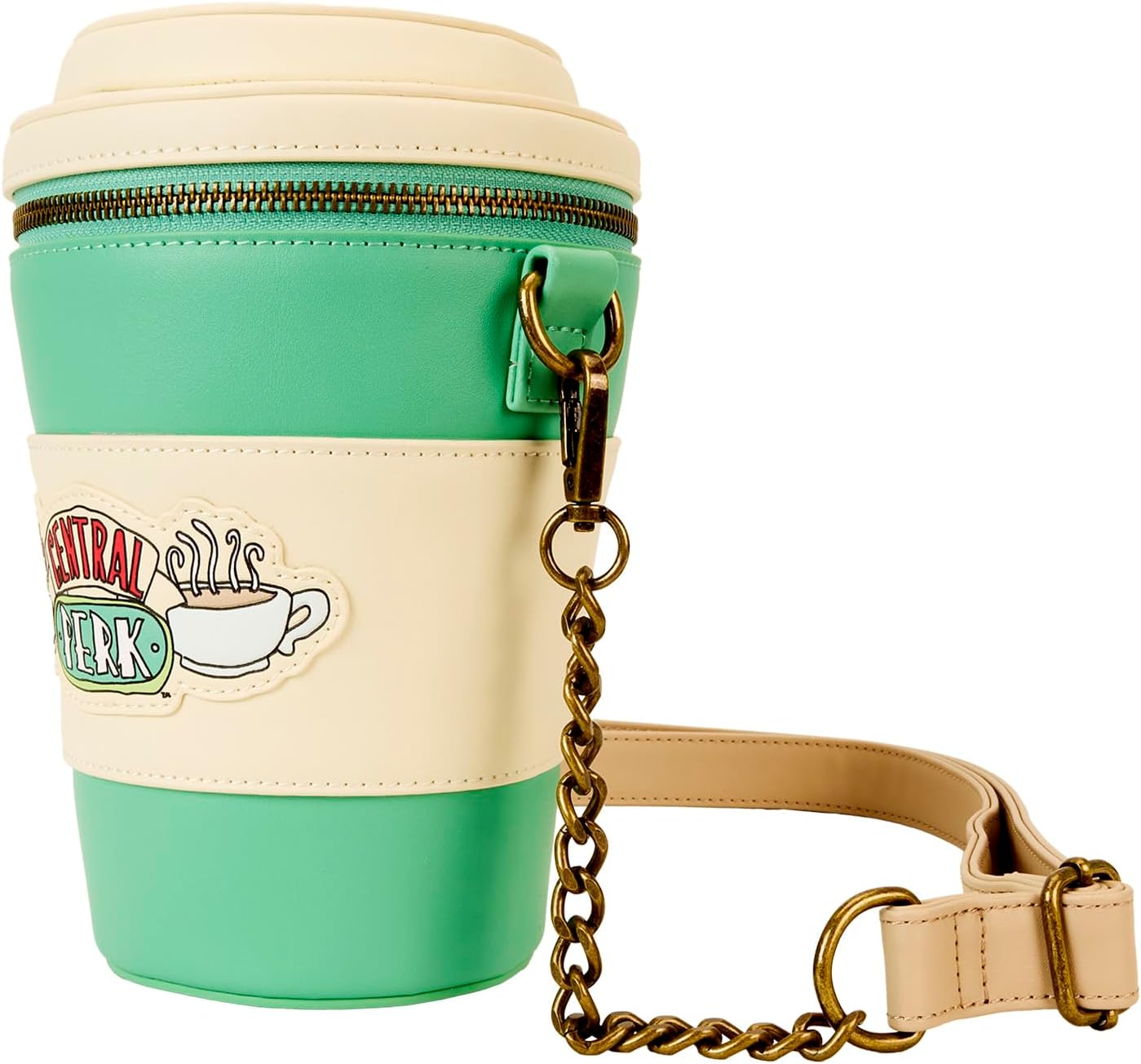 Loungefly Friends Central Perk to-Go Coffee Cup Figural Scented Crossbody Bag