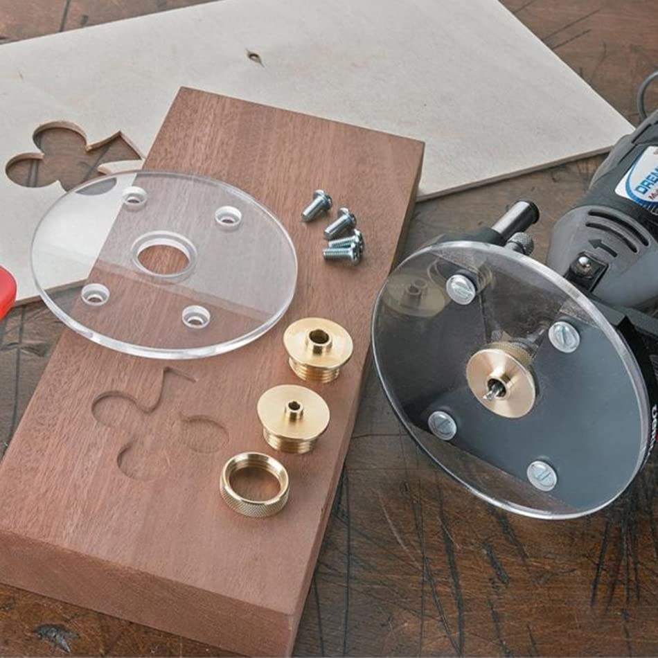 Tool Part for 11Pcs/Set Router Template Solid Brass Guide Lock Nut Adapter Router Router Template Bushings Accessory Woodworking Tools - (Color: 11PCS)