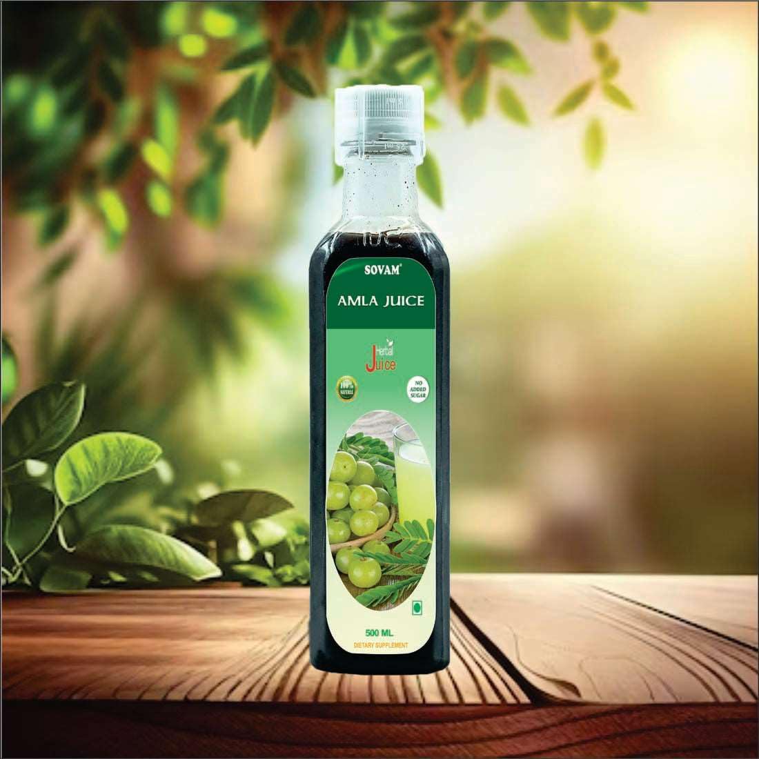 Sovam Amla Juice- Rich In Vitamin C And A Natural Immunity And Digestion Booster - 1000 Ml | Pack Of 1 - Supports Immune Health