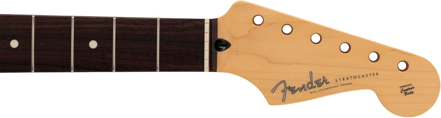 Fender Made in Japan Hybrid II Stratocaster Neck, 22 Narrow Tall Frets, 9.5" Radius, C Shape, Rosewood