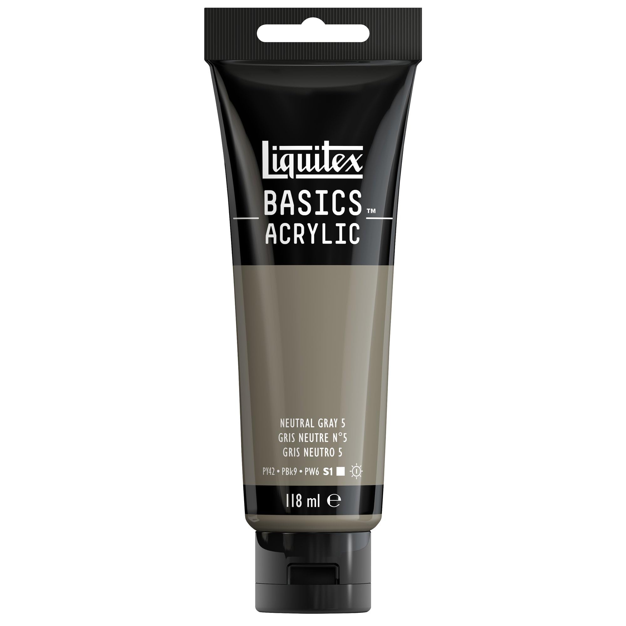 LIQUITEX Basics Acrylic Paint, Mars Black, 118 ml Tube — view 127