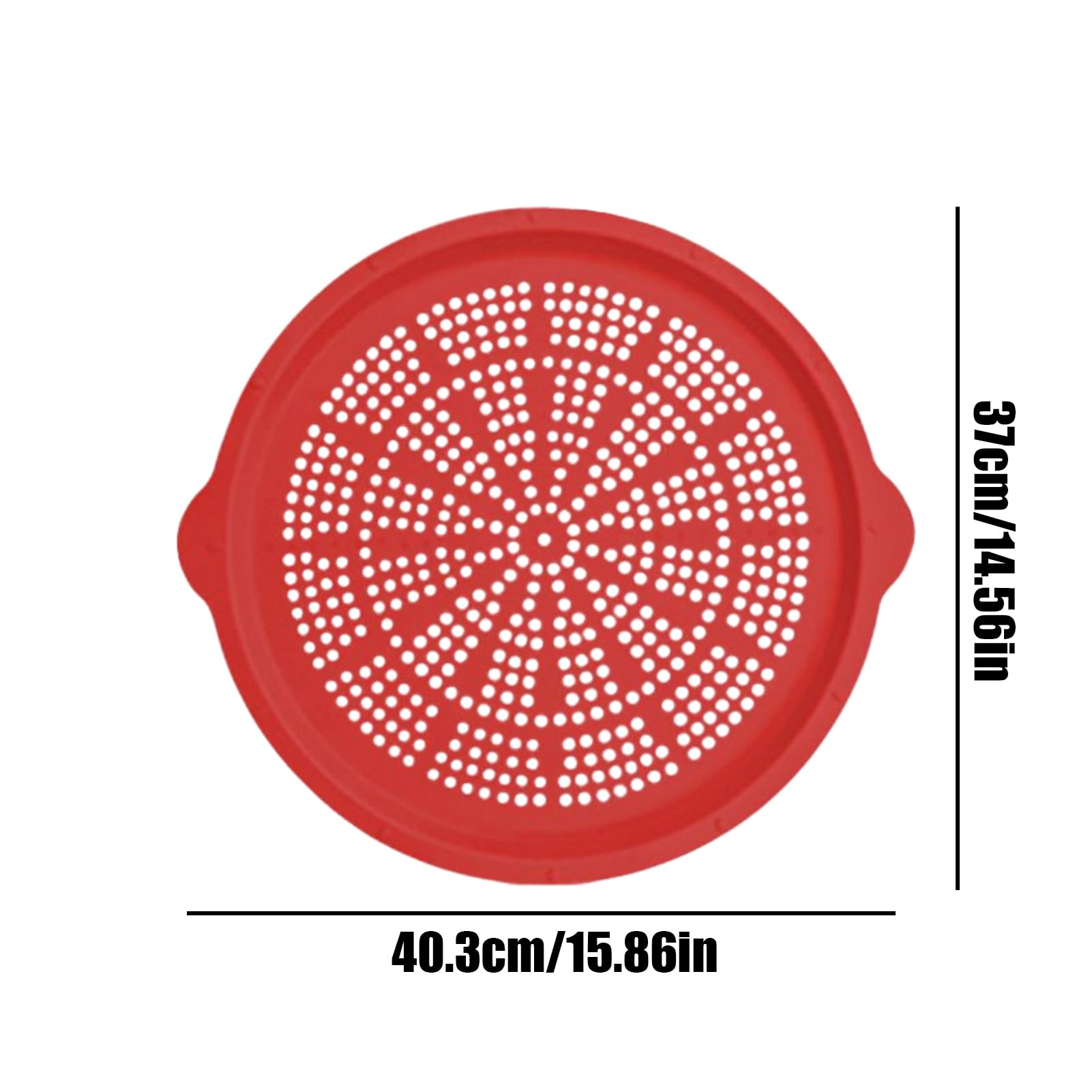 Bandeja para pizza, sartén antiadherente para pizza con agujeros