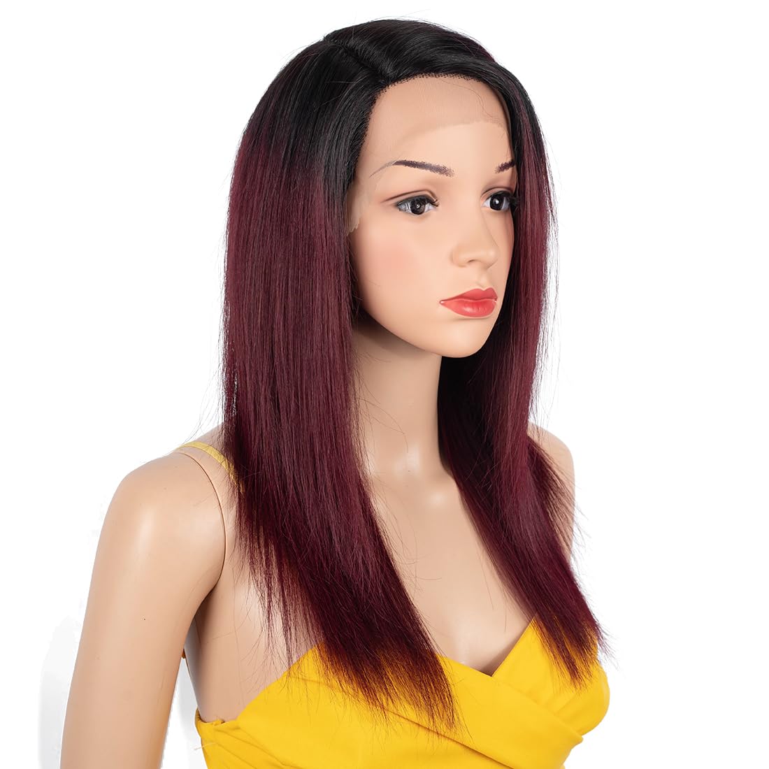 18Inch Glueless Pre Cut Side Part Lace Bob Wig 100% Human Hair 150% Density Lace Front Wigs Human Hair 13x4.5x1 Side Part Short Bob Wig for Women - Image 3