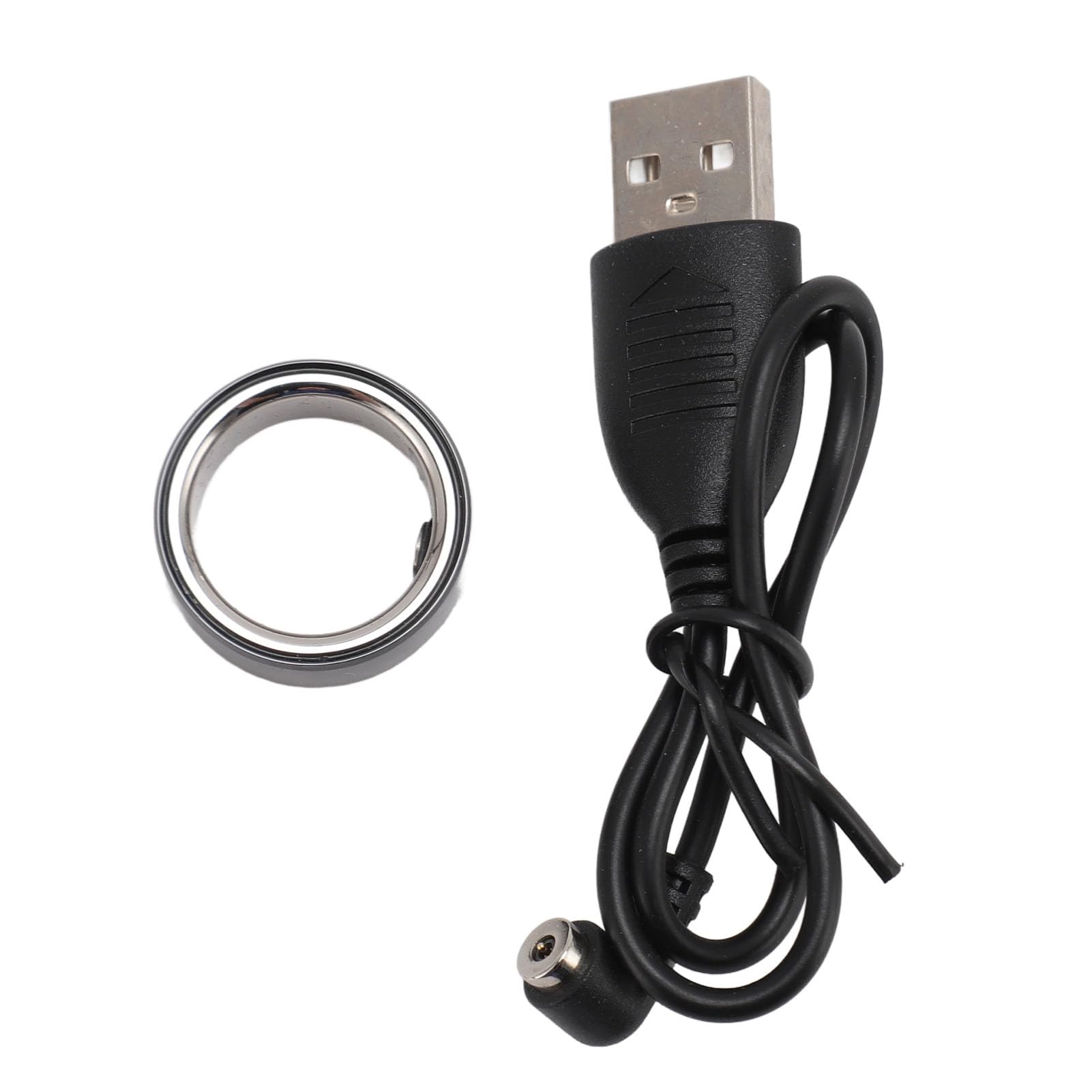 ASHATA Anillo Inteligente R2 Fitness, Anillo de Seguimiento de Salud NFC para Monitorear el Podómetro de Fitness, Datos de Sueño Gratuitos, Control de Aplicaciones, Anillo de (Diámetro