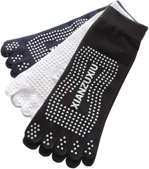 Amazon Nyan Deux メンズ 靴下 五本指ソックス ズレない 滑らない すべり止め付き ショート丈 くつ下 3足セットb スポーツソックス 通販