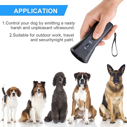 Miniatura 5 de QZC Cazador de perros súper ultrasónico, máquina de entrenamiento para destruir perros, detener los ataques de los animales