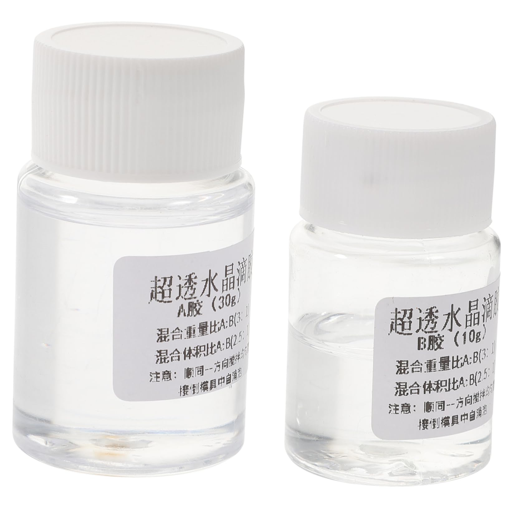 2 Sets Epoxy Resin Adhesive Epoxy Resin Glue 2 Part Epoxy Glue Clear 2 Part Epoxy Resin Two Part Epoxy Resin Clear Epoxy Resin Kit Resin Epoxy Two Part Epoxy Glue Filler Manual