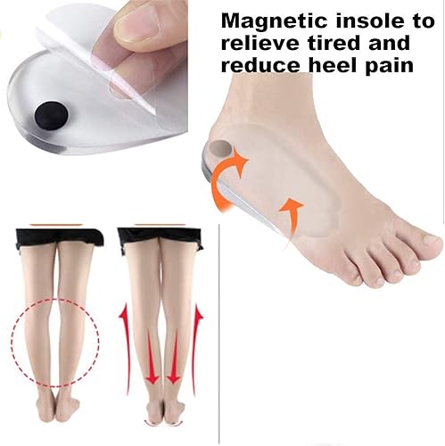 Miniatura 4 de 3 pares de plantillas ortopédicas para hombres y mujeres, insertos ortopédicos, cuñas laterales de talón para zapatos para pronación correctiva,