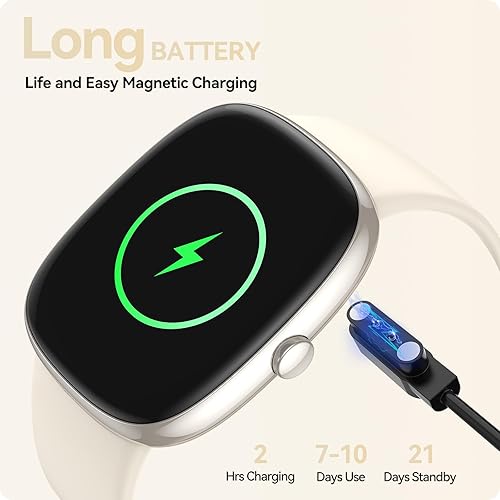 Miniatura 6 de Relojes inteligentes para hombres y mujeres con monitor de oxígeno en sangre de frecuencia cardíaca, seguimiento del sueño, contador de calorías de