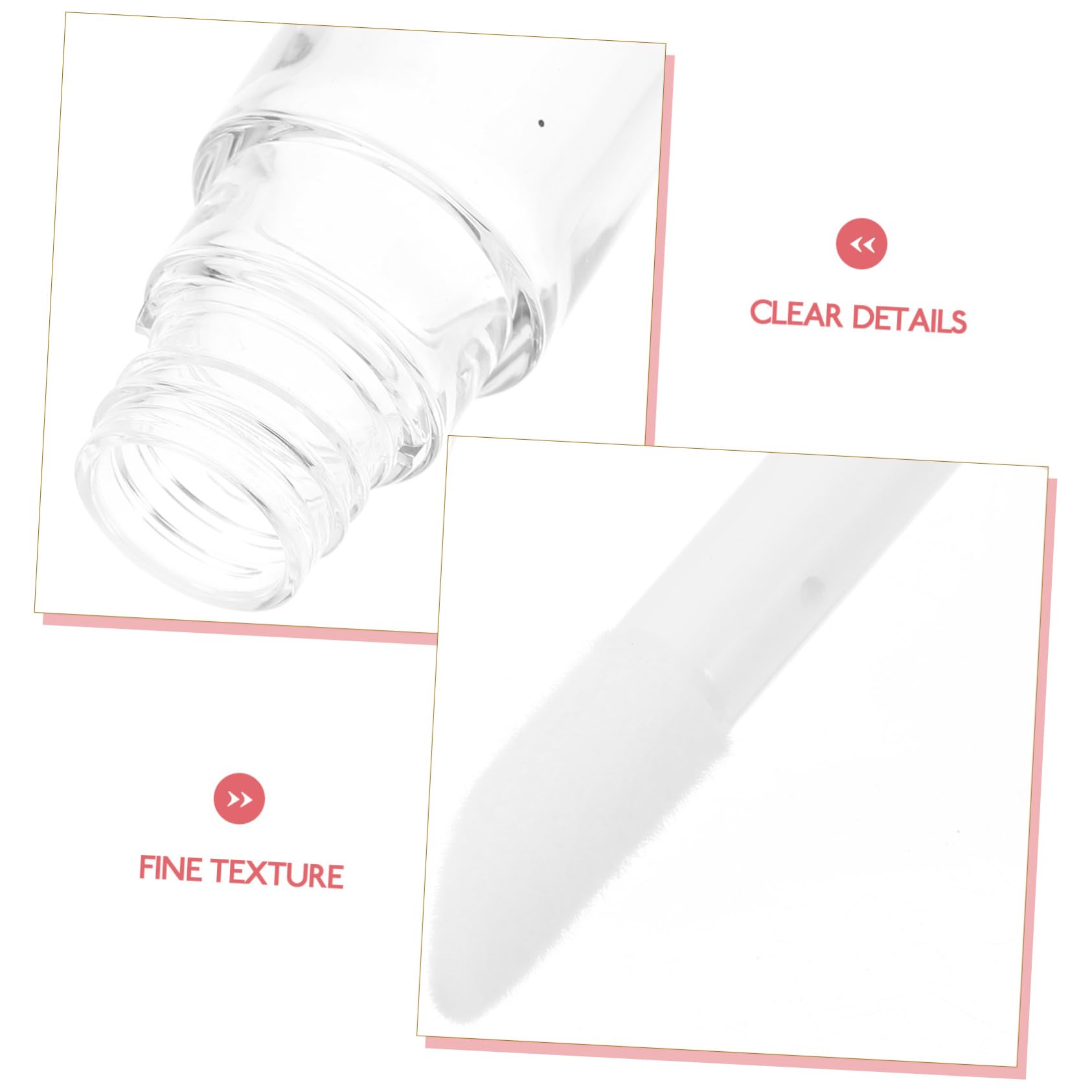 Nachfüllbare Lipgloss Behälter 10ml Petg 15 Stück mit Applikator für Frauen