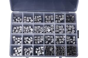 240PCS 24Models Micro USB Connector Socket Jack USB Connectors for Variety of Devices