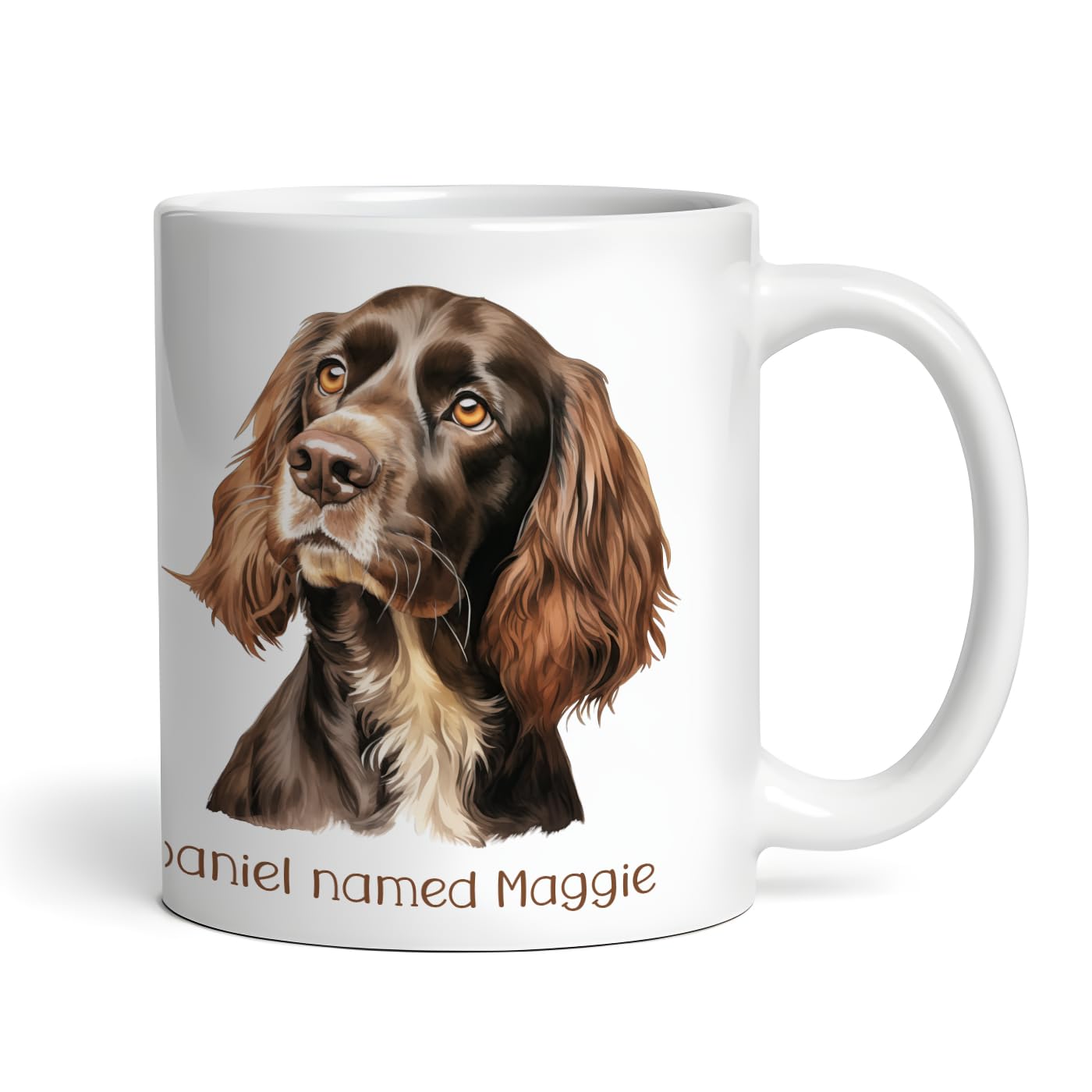 Stamford Design Studio Personalised Mug Cocker Spaniel | Custom Mug | Any Name/Drink| Birthday Gift | Adorable Gift | Choice of Cocker Spaniel Colour | 11oz or 15oz Mug