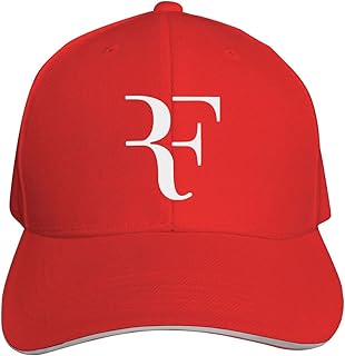 red federer hat