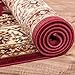 Well Woven Barclay Collection Sarouk Red 2x4 Area Rug - for Entryways, Small Bedrooms, Living Rooms