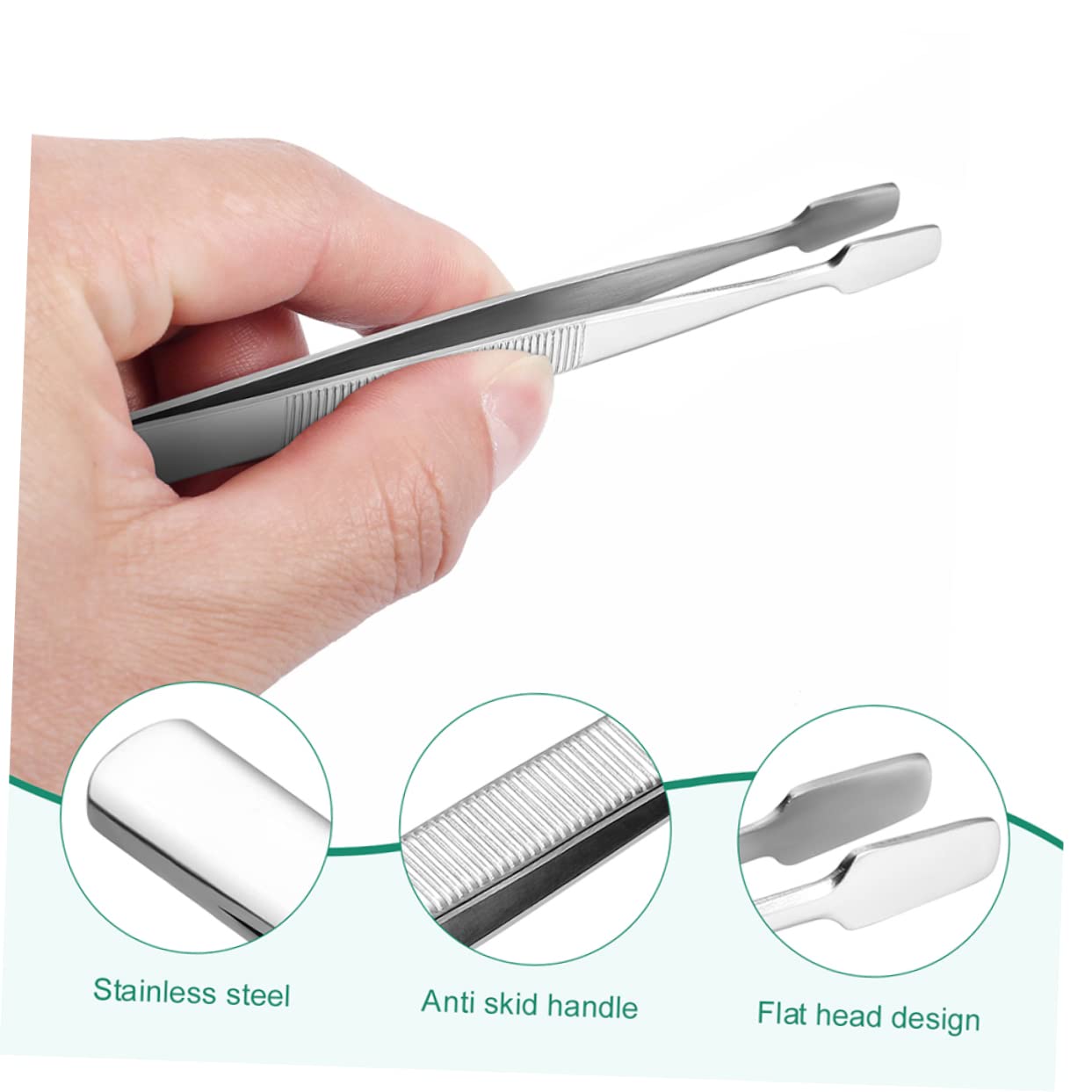 30piezas De Inoxidable Para Sello Herramientas De Colección De Filatelia Para Pestañas Postizas y Manualidades Diseño Práctico y Duradero
