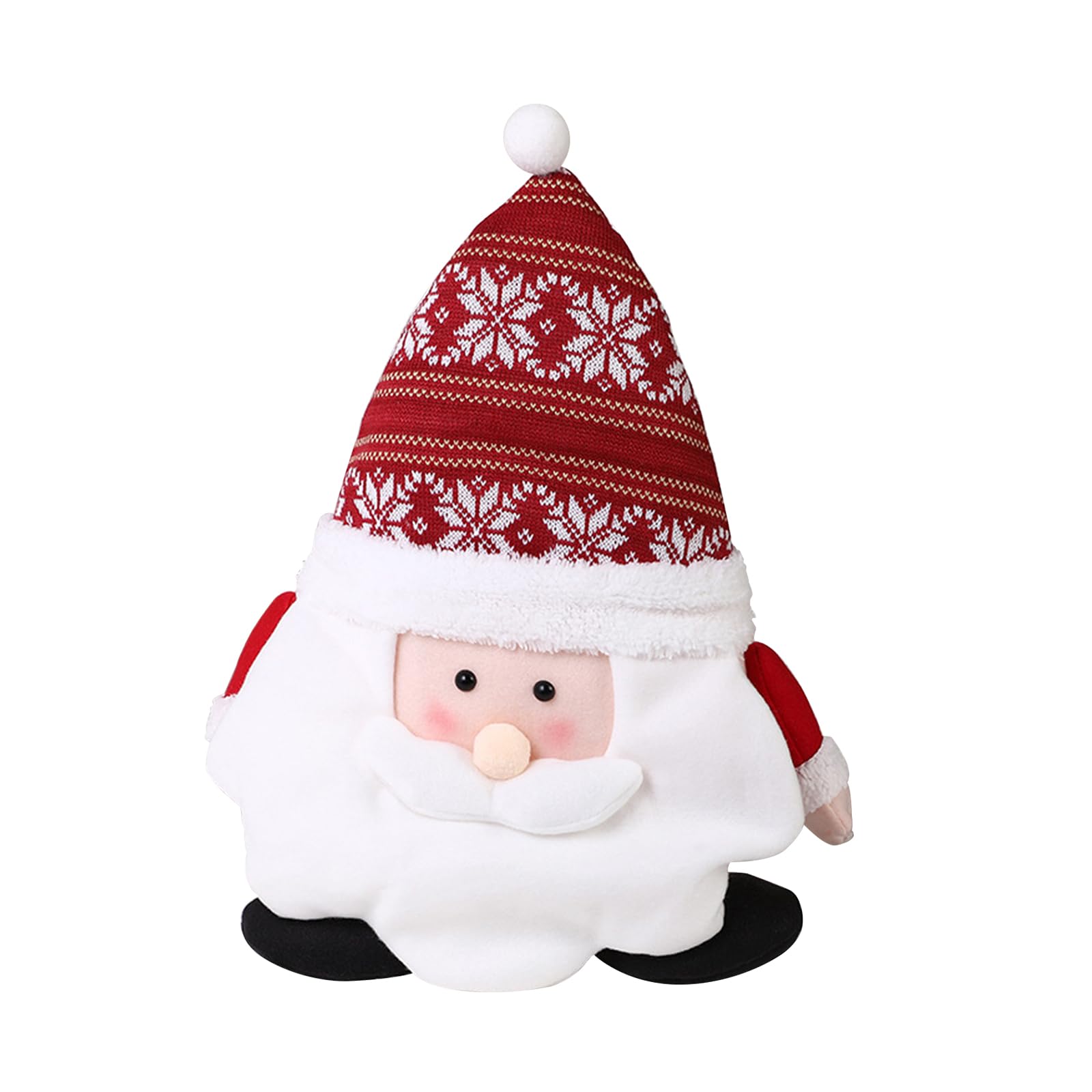 Jazuaiao Lovely Santa Figure Toy Stuffed Doll Shower Gifts Santa Washable Doll for Girlfriend Christmas Toy for Children