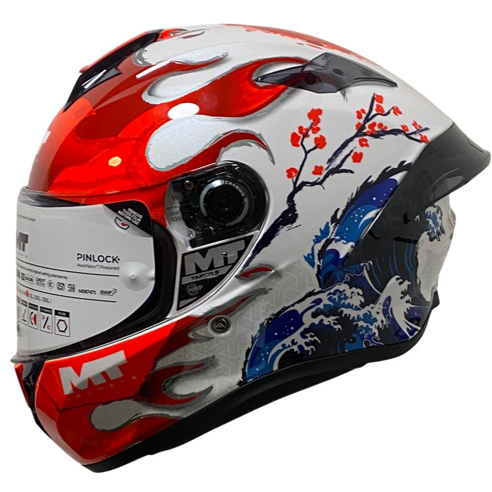 MT Targo S Designed Yamanaka Brillo - Casco de Moto Integral Homologado 22.06