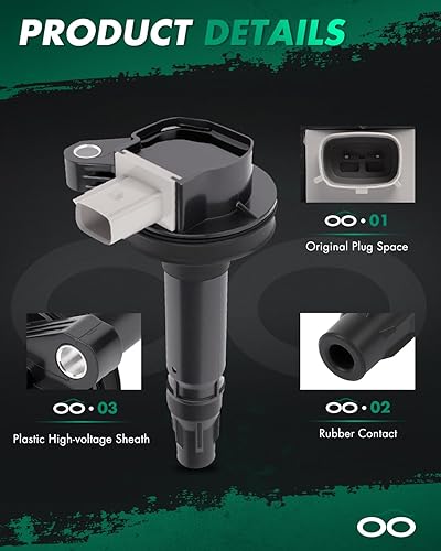 Vista 1142 de SCITOO 1 bobinas de encendido con 4 bujías de iridio para Chevrolet 2011-2015 Cruze 1.4L 2016 Cruze Limited 1.4L 2012-2020 Sonic 1.4L 2013-2021 Trax