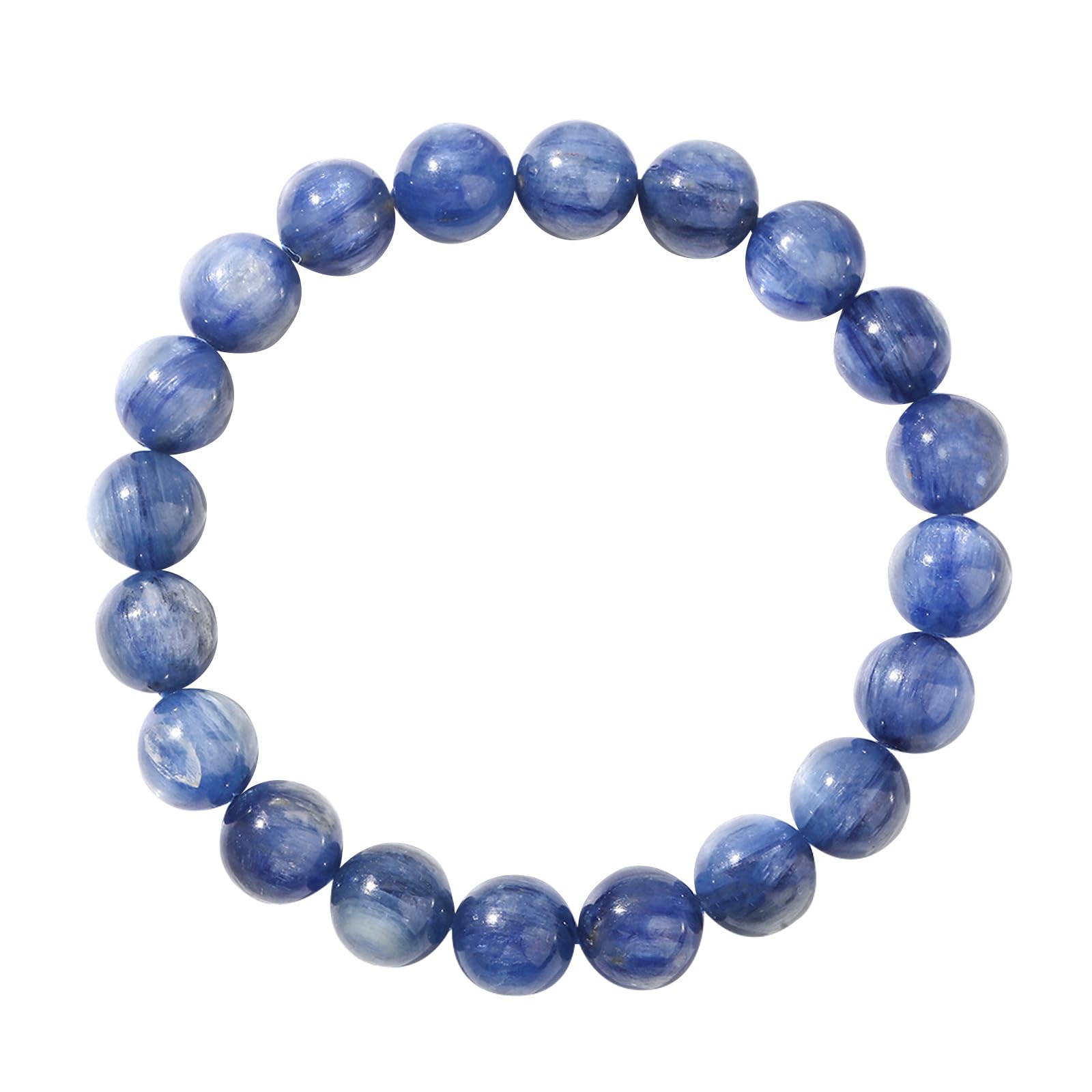Pulsera elástica de Ojo de Gato de sodalita brasileña Natural, Pulsera de Piedra curativa de Cristal Azul para Mujeres y Hombres, Regalo de Cuentas Ajustable de,7~8mm