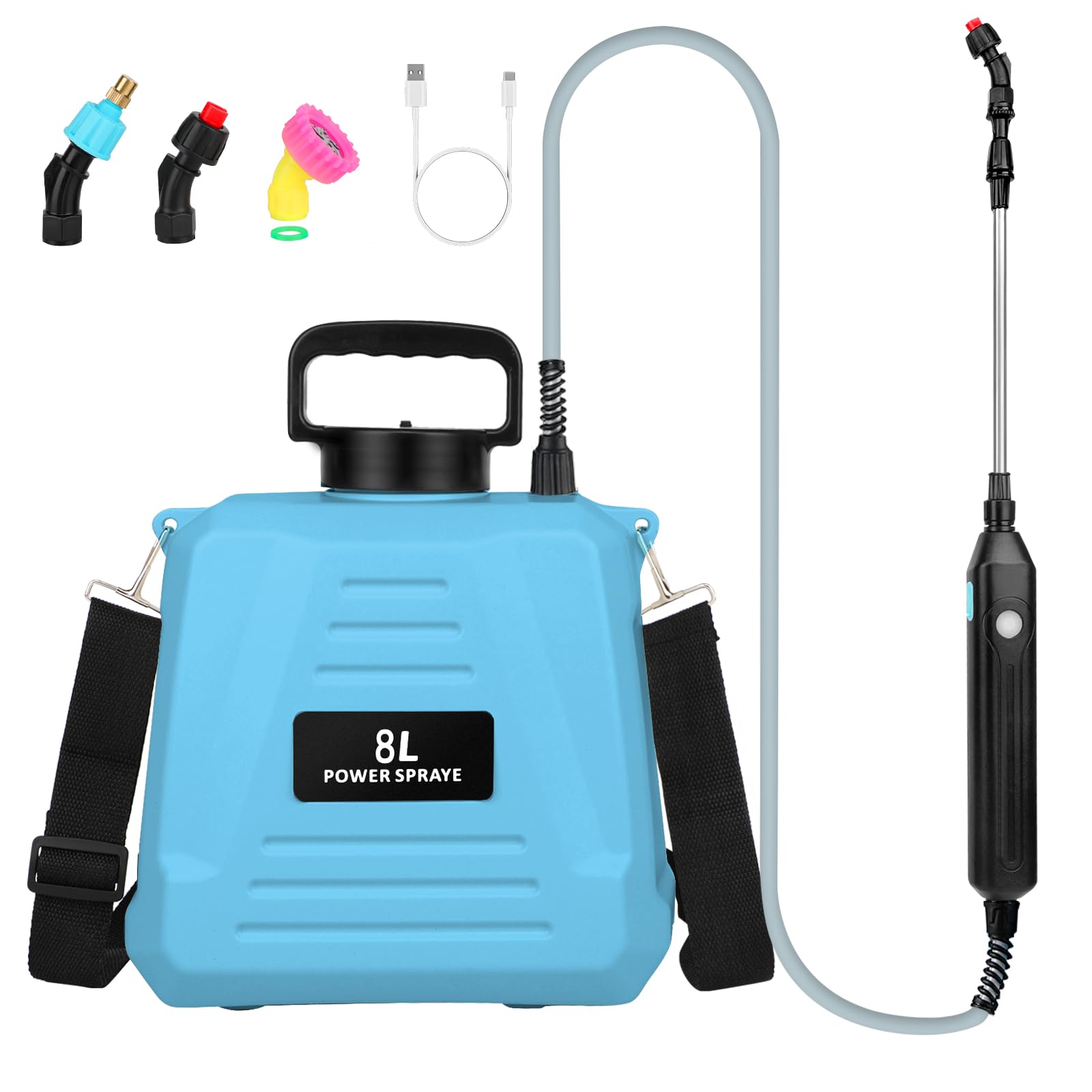 Photo 1 of Dewoterea Battery Powered Pump Sprayer - 2 Gallon