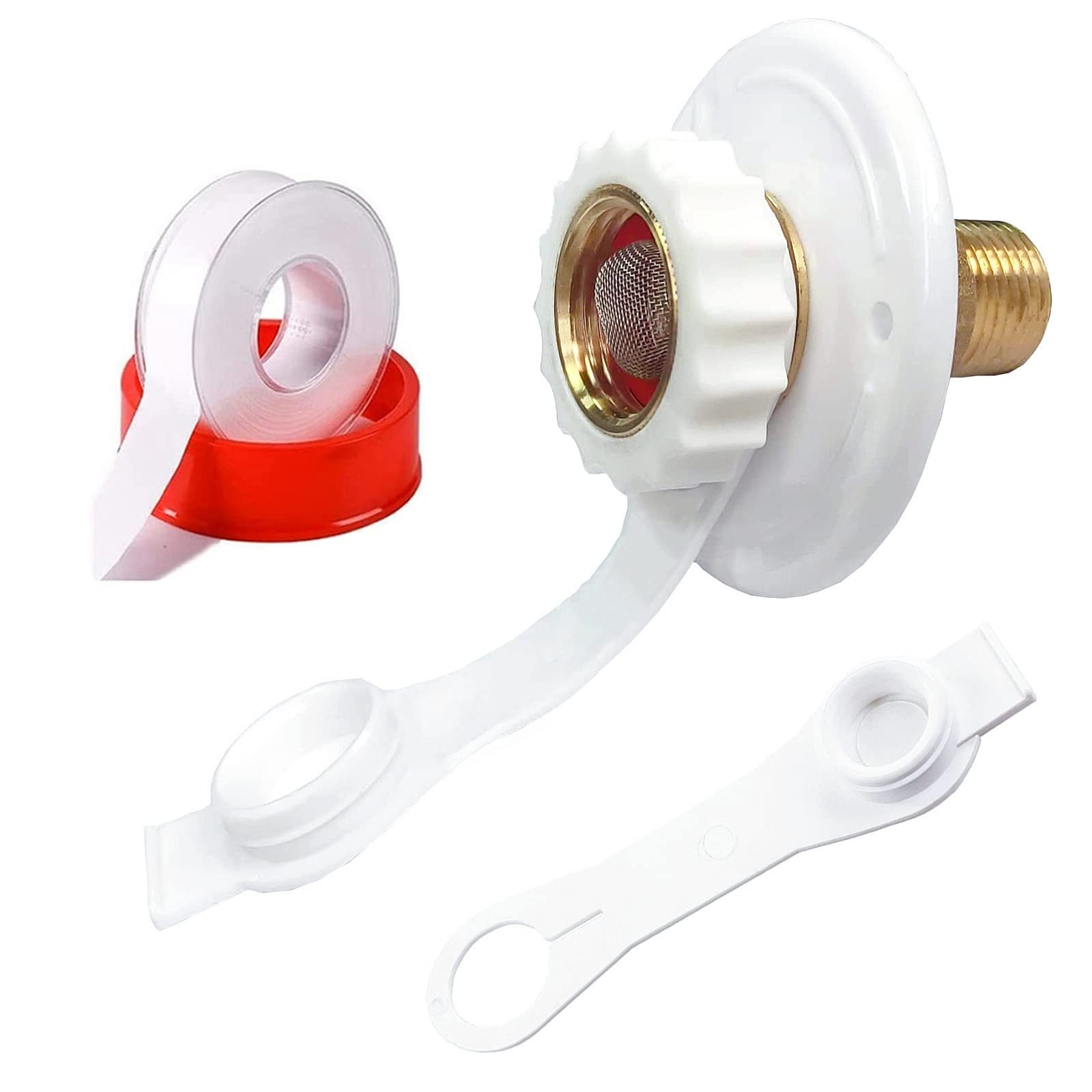 Buy Water City Inlet for RV, RV City Water Inlet with Check Valve 3/4