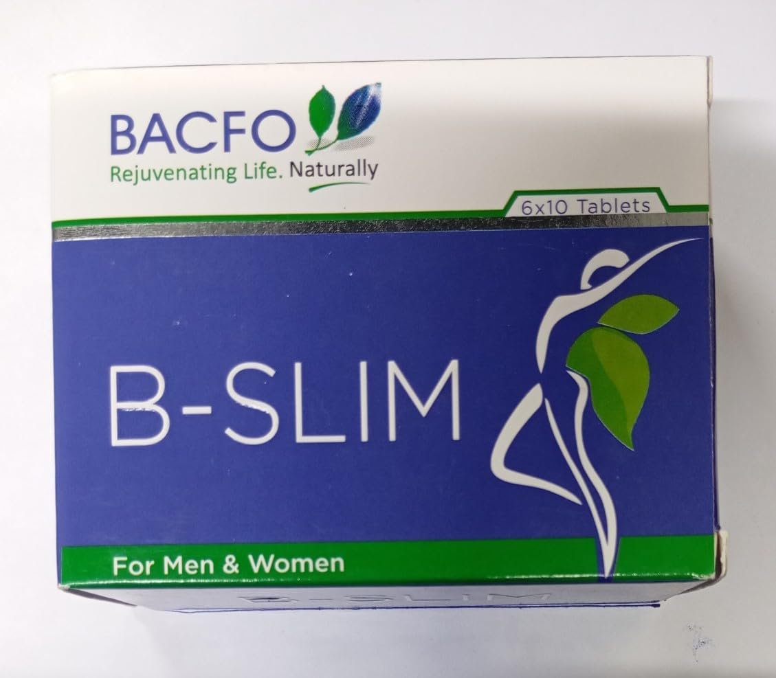BACFO B-Slim Tablet 60 Count, Natural
