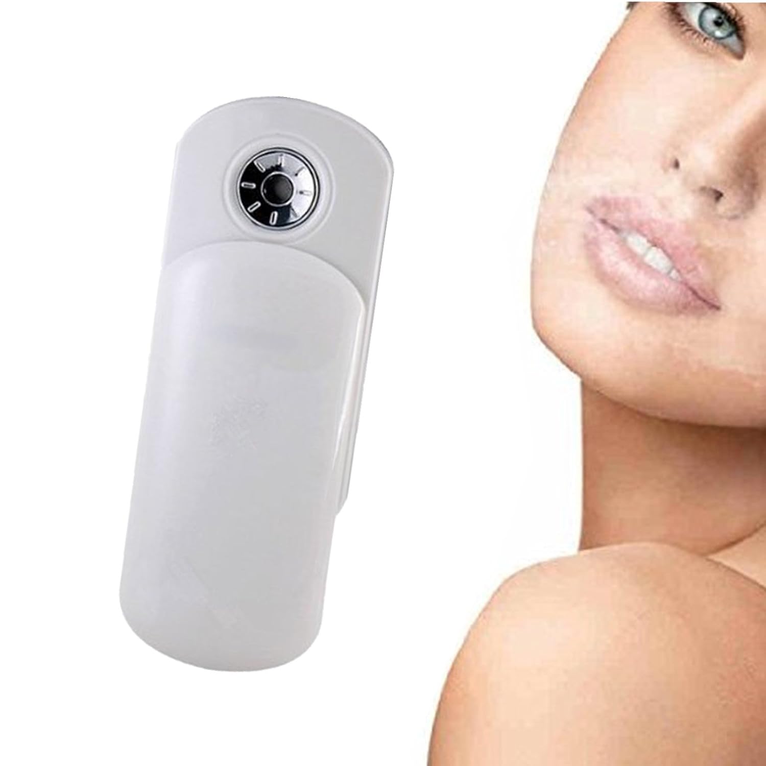 HiiBabyPortable Nano Face Steam Moist Spray Facial Moisturizing Mist Atomization Mister Skin Care Beauty Apparatus Watermelon (Pink)
