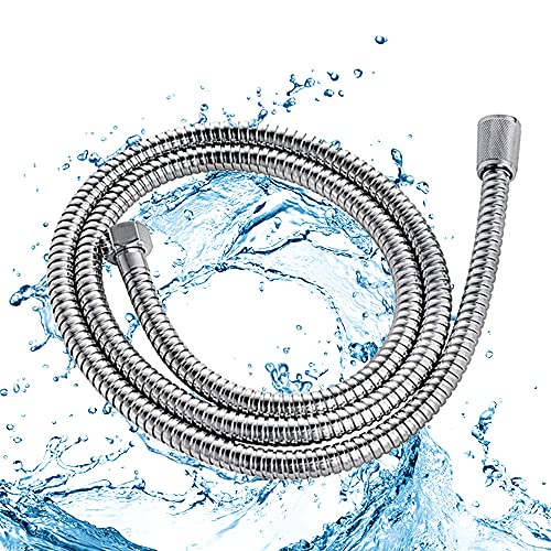 JOMOO Shower Hose Flexible Stainless Steel Handheld Shower Hose 5 Ft 60 Inches Replacement Hose for Handheld Shower Extra Long Chrome