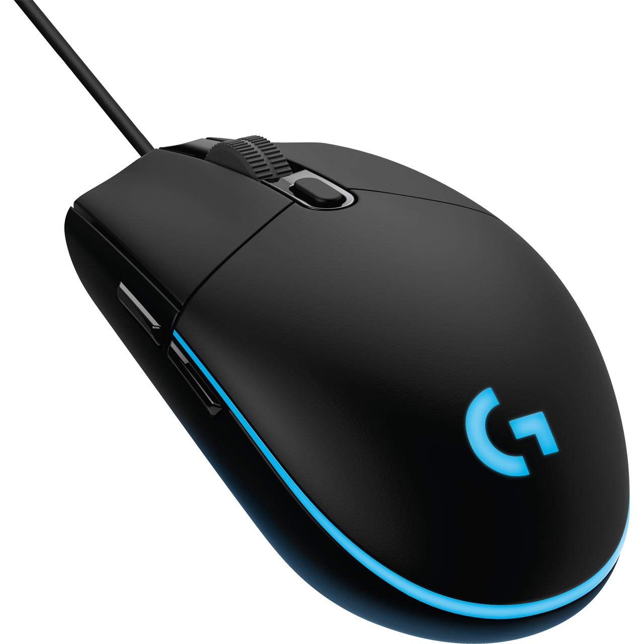 Logitech G203 Prodigy Ratón Gaming con Cable, 8000 dpi, RGB LED Personalizable con 16,8 M Colores, Peso Reducido, 6 Botones Programables, Memoria Integrada, PC/Mac,G203 1ª Gen.,Negro