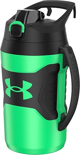 Miniatura 1 de Under Armour, Playmaker Jug - Botella deportiva de agua con asa, aislamiento de espuma y resistente a fugas, 64 onzas y 32 onzas