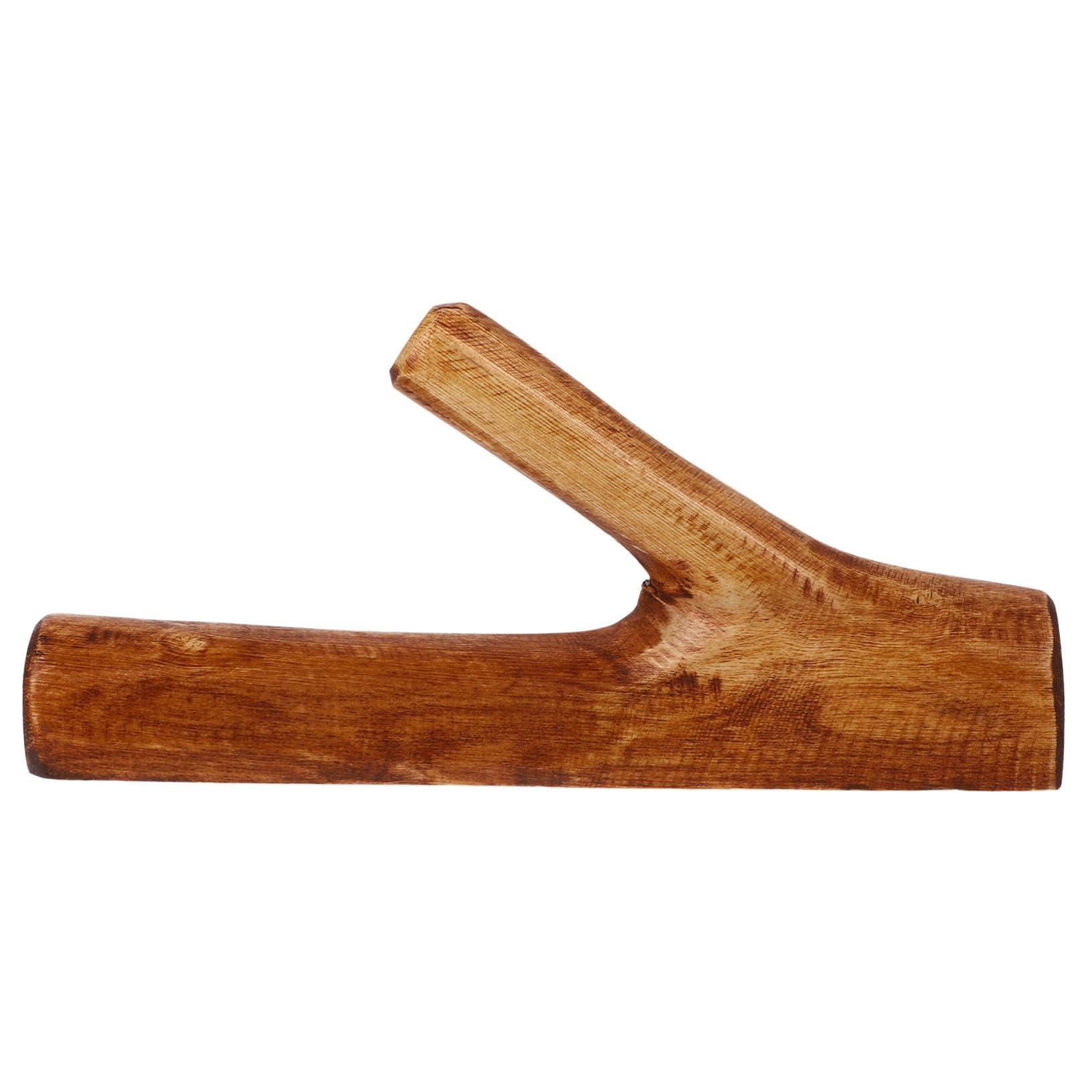 Homoyoyo Gancho de Pared de Madera Rústica Adhesivo, Gancho Decorativo para Colgar Llaves y Abrigos, Tamaño Mediano, Color Marrón, Autoadhesivo sin Taladro, Adecuado para Hogar y Oficina,