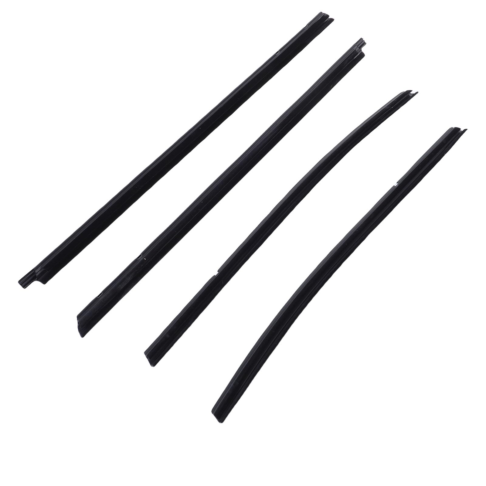 Keenso Uszczelka Szyby Samochodowej, Listwa Uszczelniająca, Kompatybilna z Double Cab 2005-2015, Zastępuje OEM 68161-04050 68162-04050 68163-04020 68164-04020