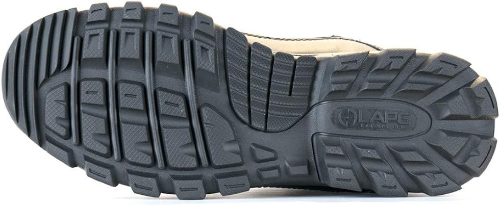 LA Police Gear LAPG Men's Sector 6" Side-Zip Duty Boots, All-Day Wear Durable Tactical Work Boots for Men