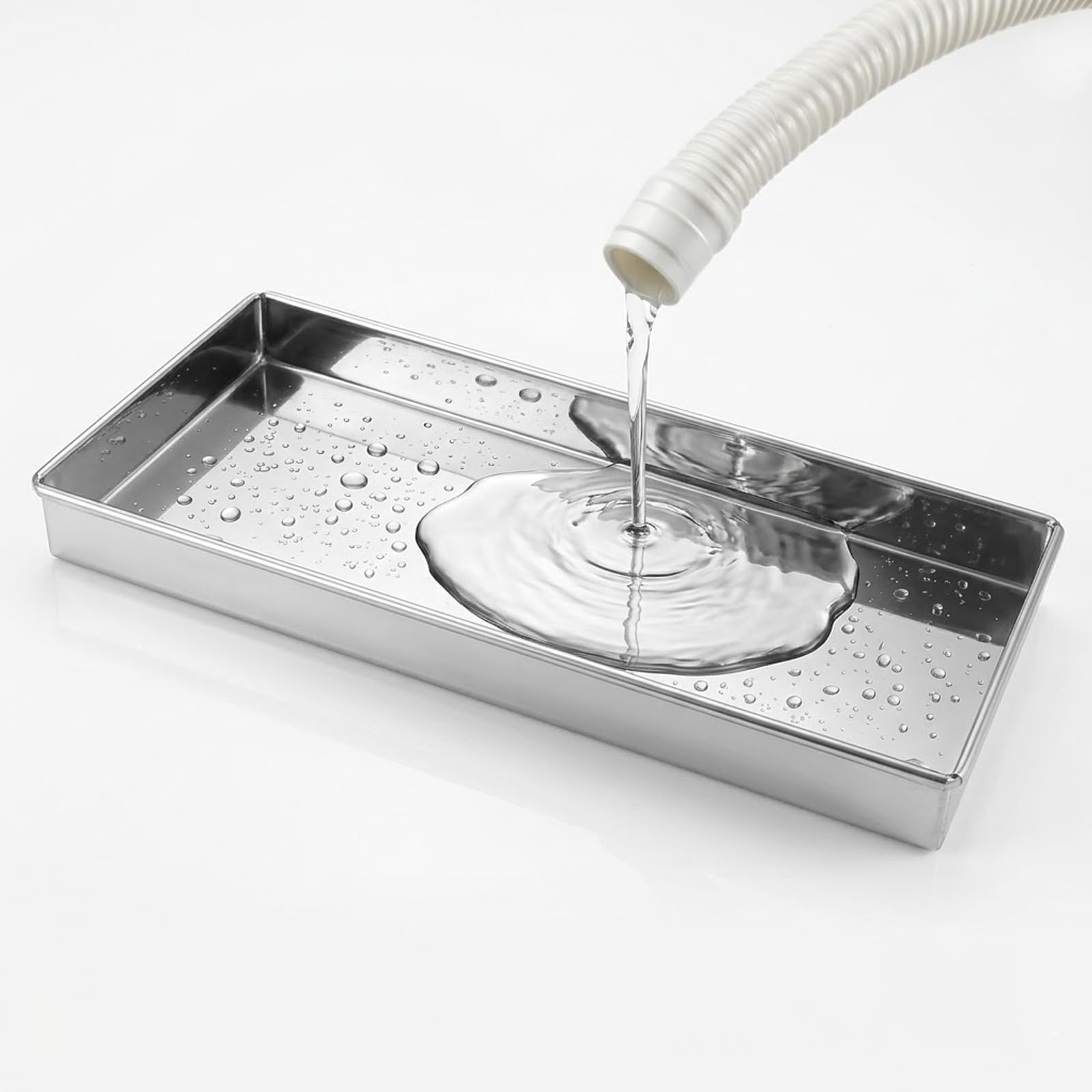 Recipiente de acero inoxidable para recoger aceite y bandeja multiuso de cocina