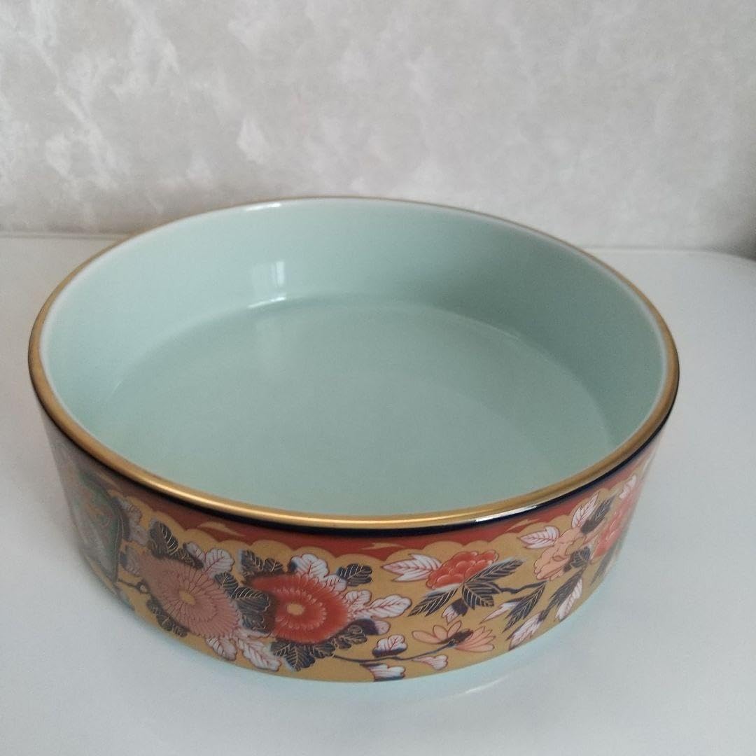 Amazon.co.jp: 其泉作 古伊万里 三段重 重ね鉢 有田焼 極錦 金彩  