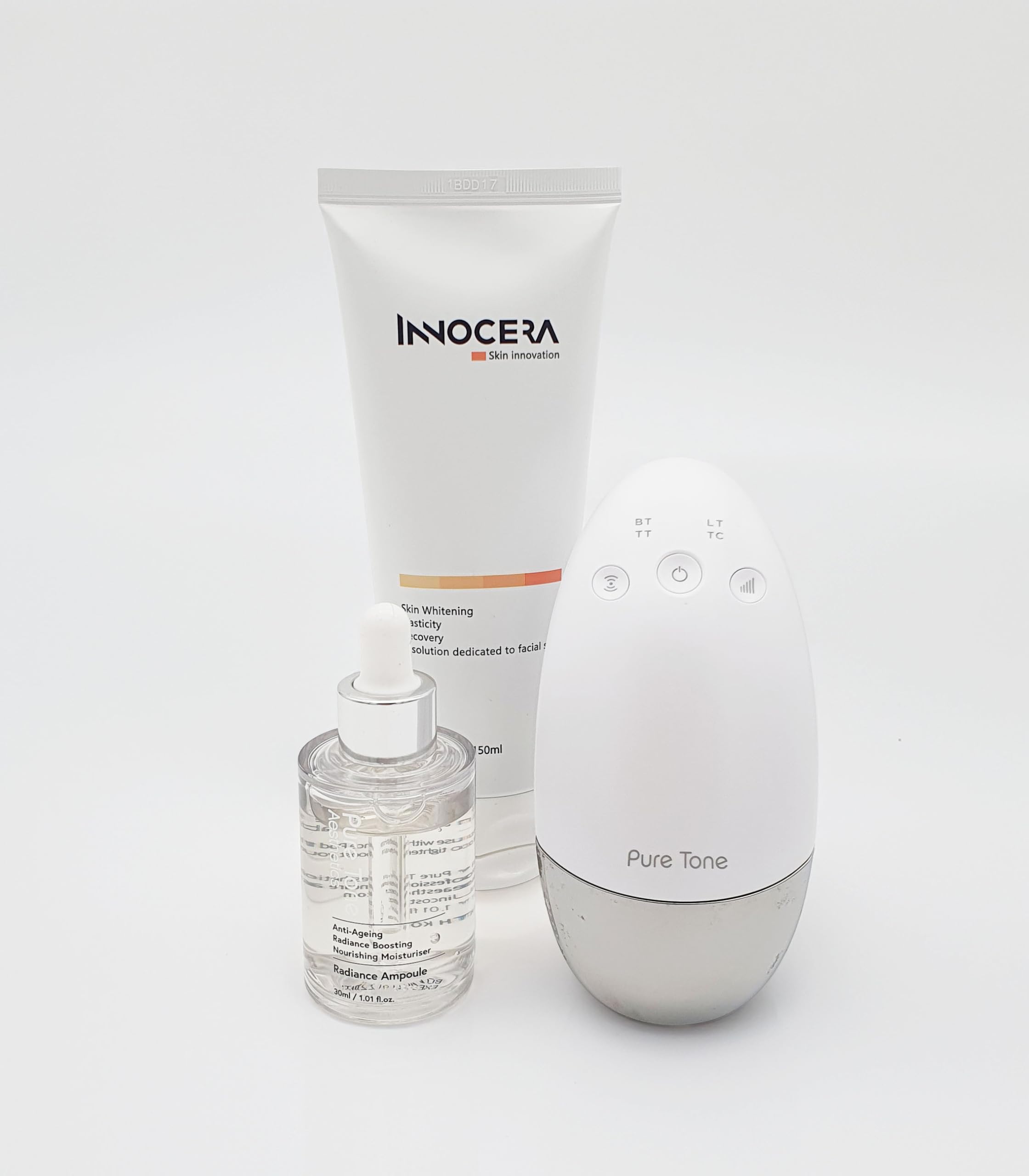 Pure Tone Radiance Pod Dispositivo Skincare 7-in-1 con Risultati Clinicamente Provati – Solleva e Rassoda la Pelle, Riduce le Rughe, Migliora la Luminosità, Aumenta l'Assorbimento dei Cosmetici.