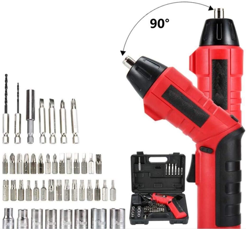 Handheld Drilling Rig Driver and Impact Kit Lithium Electric Hammer Drill Power Tool including Battery Charger and Bag