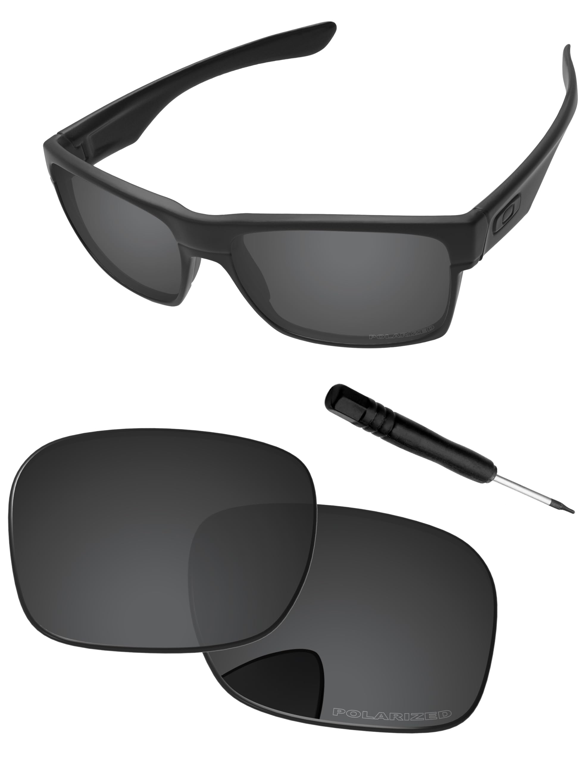 PapaVivaReplacement Lenses & Screwdriver for Oakley TwoFace OO9189 Sunglass