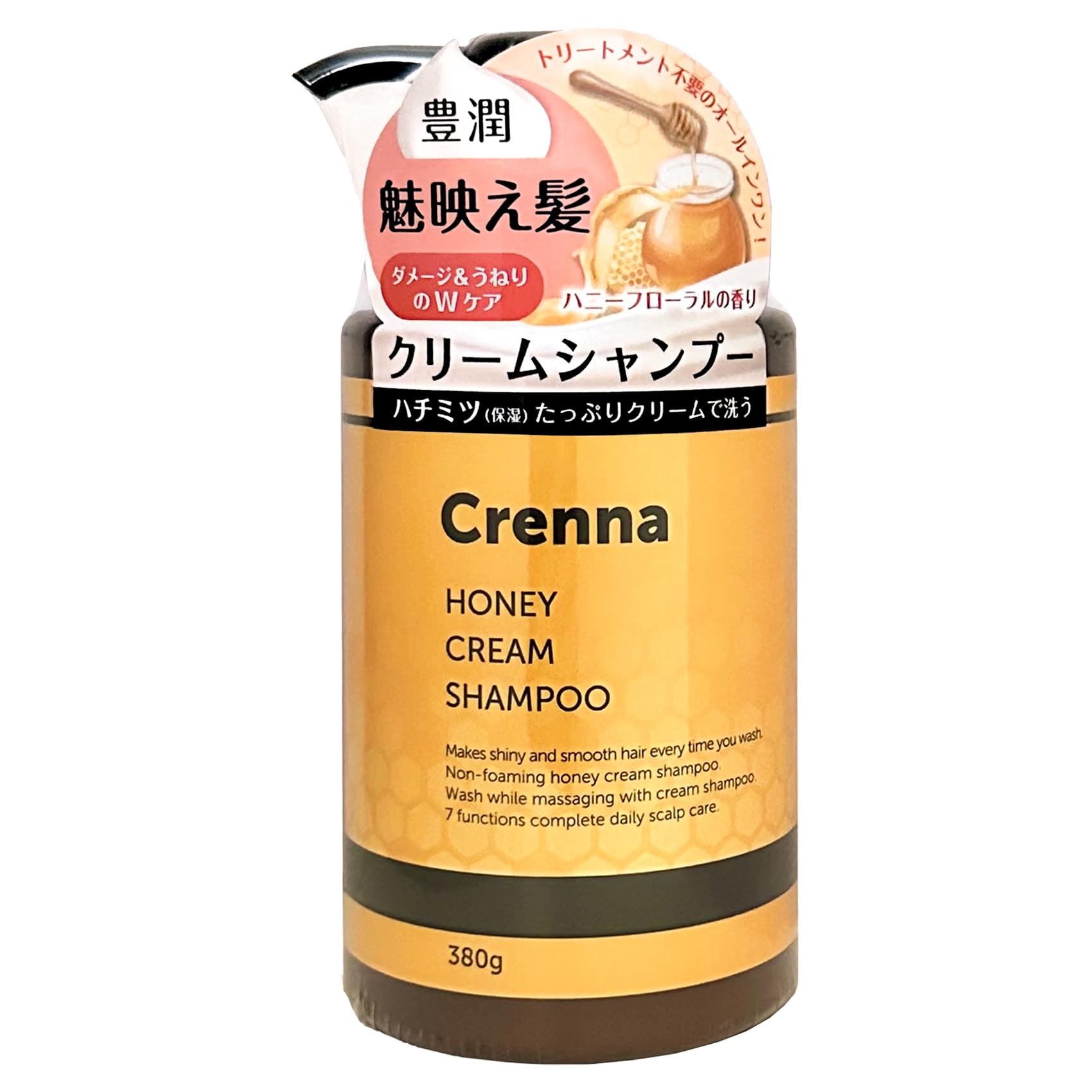 Amazon | Crenna(クレナ) ハニークリームシャンプー (ボトル) (380g 