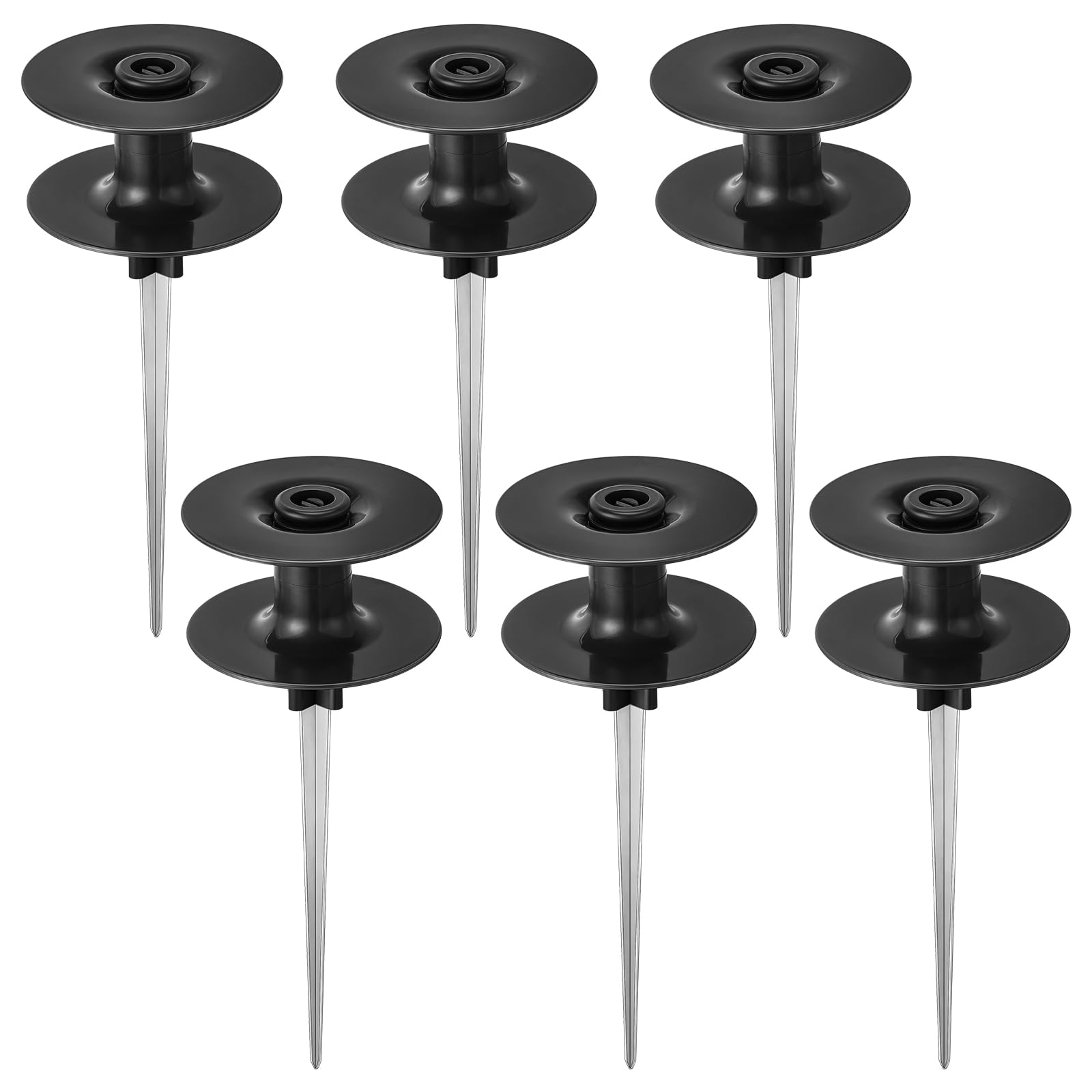Chumia 6 Pieces 10 Inch Garden Hose Guide Spike