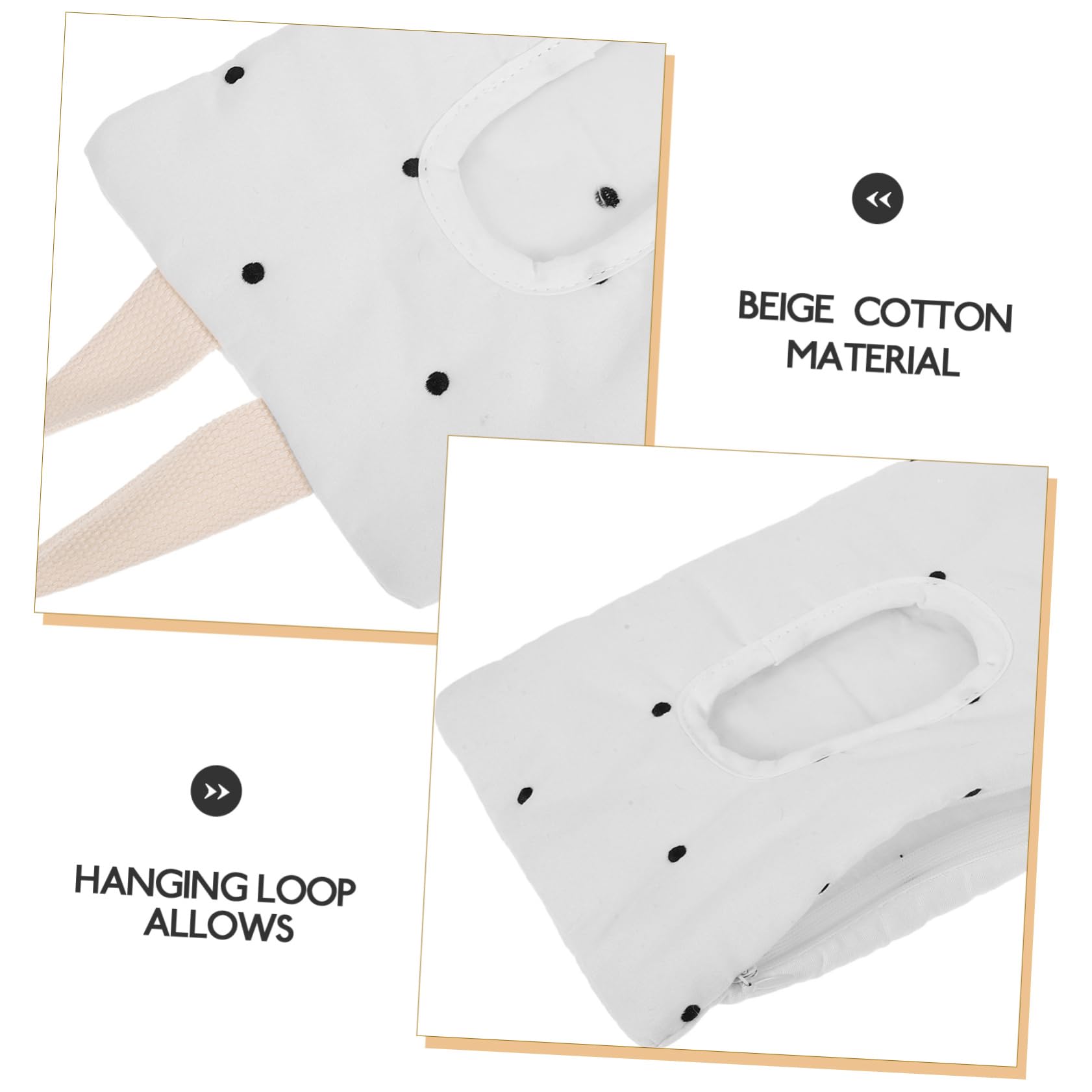 Yardwe 5 Stück kleiner Tücherspenderbeutel wischen Handtuch Spender wiederverwendbar Tragbare Tücherbehältertasche Behälterbeutel für Feuchttücher Baumwolle Beige