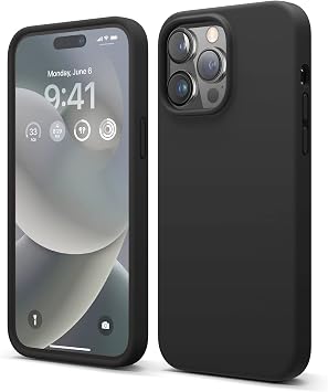 elago Liquid Silicone Case for iPhone 14 Pro Max Black